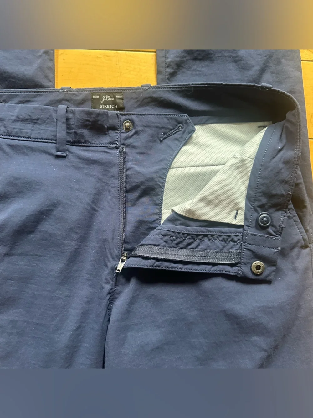 💜 J. Crew Navy Stretch 484 Slim Tech Pants (W28 L32)